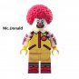 NEW Ronald McDonald  Minifigure Mini Figure for LEGO