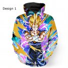 Dragon Ball Z Super Saiyan Design Mens Hooded Sweatshirt Multiple Designs