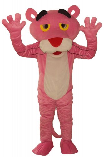 Pink Panther Mascot Costume Adult Character