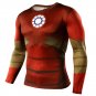 Iron Man Superhero Compressed Long Sleeve Shirt Marvel DC