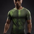 Hulk New Design Compressed Superhero short Sleeve Shirt Marvel DC