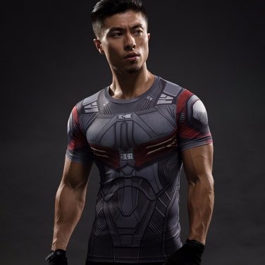 Superhero Compressed short Sleeve Shirt Marvel DC