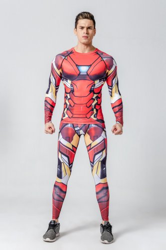 Ironman Superhero fitness full body gear workout gym wear
