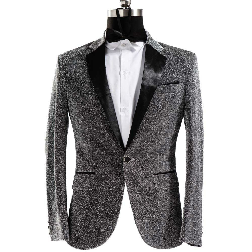 Shiny Blazer Coat Jackets for Men