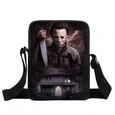 Horror Film Fans Michael Myers Halloween Nightmare Messenger School Bags