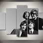 The Beatles Music Band Canvas HD Wall Decor 5PC Framed oil Painting Room Art