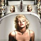 Marilyn Monroe Icon 4pc Bedding Cover Set - Queen Size- SALE & FREE SHIP