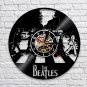 The Beatles Band vintage vinyl record theme wall clock Zebra Music Home Decor