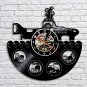 The Beatles Band vintage vinyl record theme wall clock yellow submarine Decor with LED Lights