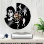 Michael Jackson Pop Icon vintage vinyl record theme wall clock Music Artist Home Decor