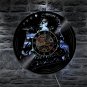 Michael Jackson King of Pop vintage vinyl record theme wall clock Music Artist Home Decor LED Lights