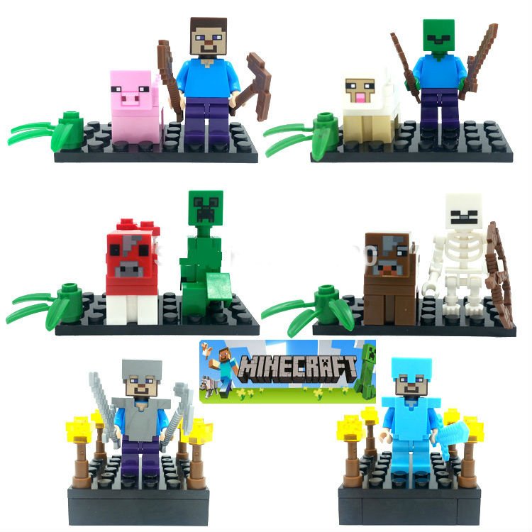 all lego minecraft minifigures
