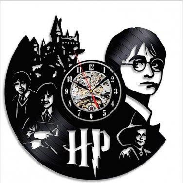 Harry Potter vintage vinyl record theme wall clock Music Artist Home Decor