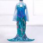Sea Princess Flower Costume Dress for girls kids 4T,5,6,7,8