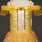 Princess Belle Beauty and the Beast Girls Character Dress Gown Costume 4T-10