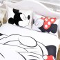 Mickey Minnie Mouse Disney Sweetheart love Bedding cover set- QUEEN 3pcs - New years weekend SALE