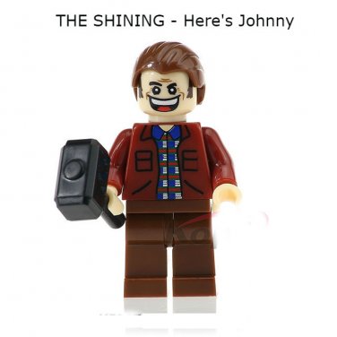 The Shining Horror Movie Johnny Character Minifigure Lego Mini Figure Build block