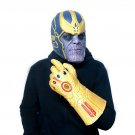Thanos Infinity Gauntlet & Mask Avengers Infinity War Gloves Latex Mask Character Halloween