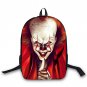 Pennnywise IT Horror Movie Characters Nightmare Backpack School Bag