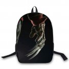 Freddy Krueger Glove Horror Movie Characters Nightmare Backpack School Bag