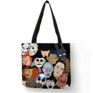 Horror Film Fans Movie Characters Nightmare Fashion Storage Tote Bag