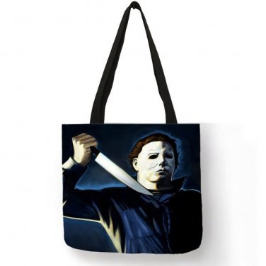Michael Myers New Horror Movie Characters Fashion Storage Tote Bag Halloween