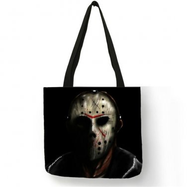 Jason Voohres Horror Movie Characters Fashion Storage Tote Bag Halloween