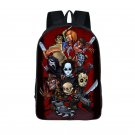 Horror Film Characters Cartoon Illustrated Backpack School Bag
