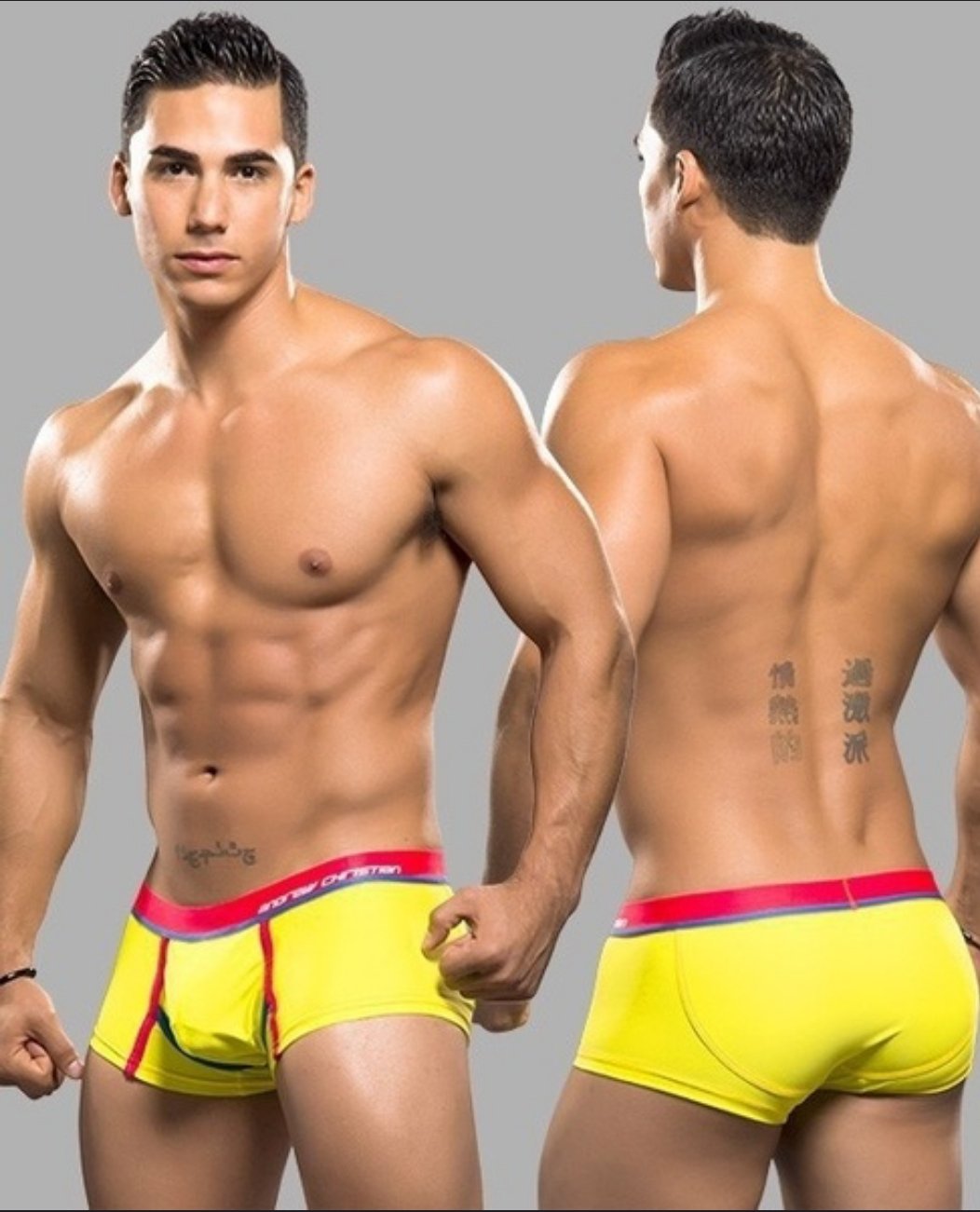 Andrew Christian Body Forming Pouch Cotton Underwear Boxer Briefs For Men 