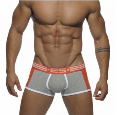 ES Body shaping designer boxer briefs Cotton Underwear Men Grey