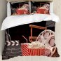 Movie Motion Picture Film Industry Theme Bedding Set 4pcs QUEEN