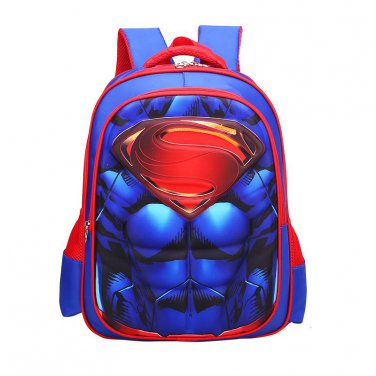 Superman Character Superhero Technic Design Backpack School Bag M