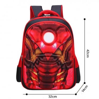 Ironman Character Superhero Technic Design Backpack School Bag  L
