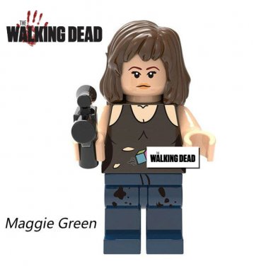 Walking Dead Series Maggie Green TV Minifigure Mini Figure for LEGO Horror