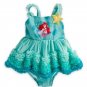 Disney Little Mermaid Ariel Princess One Pieces Swimsuit Kids Ruffled Swim suit Children Girls