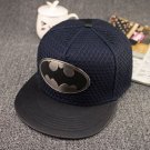 Batman Emblem Logo Superhero Baseball Cap hat Snapback Adjustable Navy Blue