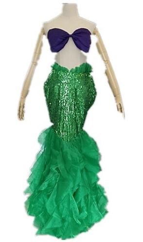 The Little Mermaid Ariel Sea Disney Character Costume Adult Custom Design Cosplay Princess