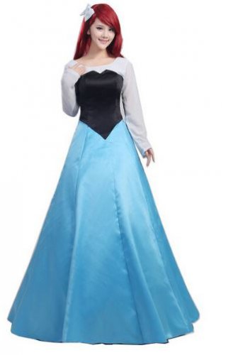 The Little Mermaid Ariel Disney Character Costume Adult Custom Design Cosplay Princess Cut