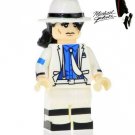 Michael Jackson Pop Artist Mini Figure for LEGO Hollywood Celebrity White Suit