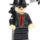 Michael Jackson Pop Artist Mini Figure for LEGO Hollywood Celebrity Red Shirt