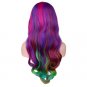Mermaid Cosplay Aquatic multi color Synthetic Hair Wigs Women 28in
