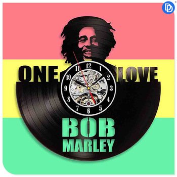 Bob Marley One Love vintage vinyl record theme wall clock Decor Reggae ...