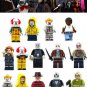 Horror Film 14pc Horrorwood Lego  Minifigures - Freddy Krueger, Pennywise, Jason Voohres