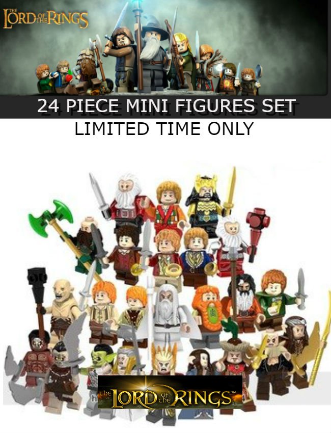 Lord Of The Rings Series 24 Piece Mini Figures Set For Lego 1129