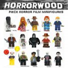 Horror Film 15pc Horrorwood Lego  Minifigures - Exorcist, Pinhead, Jason, Leatherface