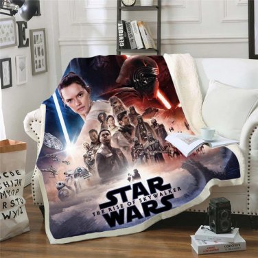 Star Wars Movie Group Classic Characters blanket throw