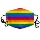 Gay Pride Flag Design Face Mask Dust Bacteria Protection