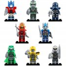 Transformers 8pc Mini Figures Building Blocks Minifigures Block Build Set