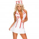 Sexy Nurse Women Halloween Character Costume Dress