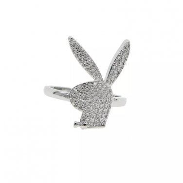 Playboy Bunny Fashion Gold Silver Color Ring